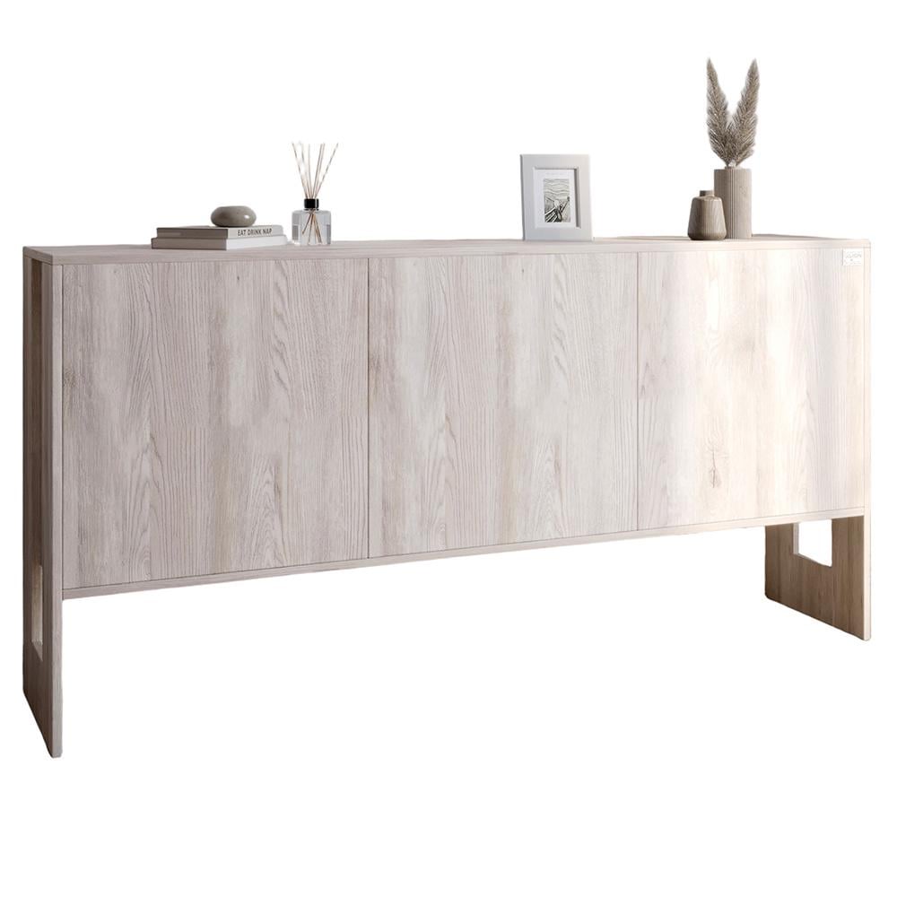 Комод Lion Нобу 2 с 3 дверями 160х34х80 см Самоа дымчатый (000-000-1974) - фото 2