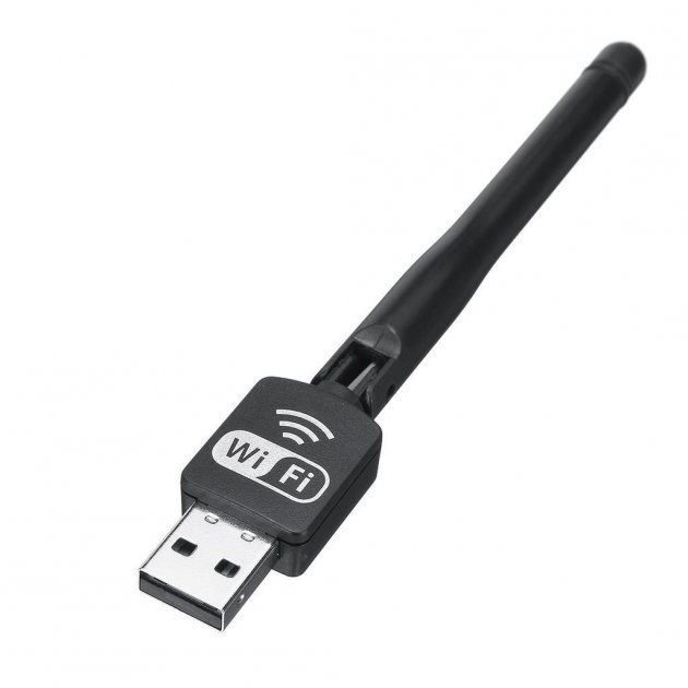 Адаптер сети беспроводной PIX-LINK Wi-Fi USB LV-UW10-2DB чип RTL8188 Black (17621) - фото 2