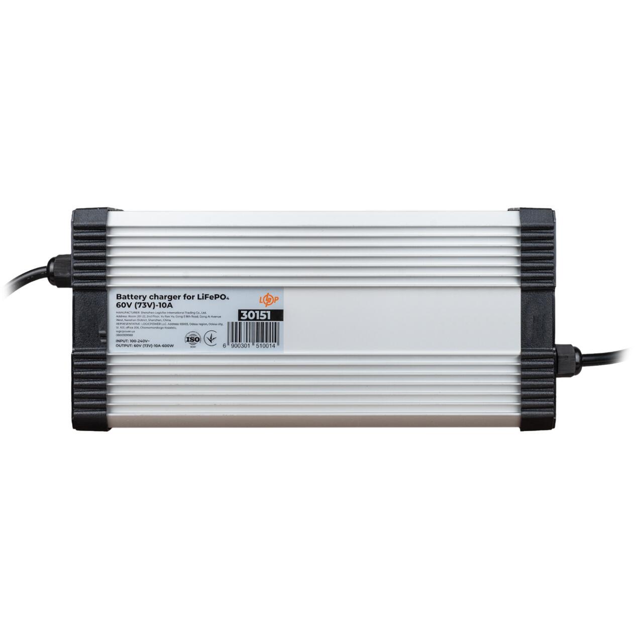 Зарядное устройство для аккумуляторов LiFePO4 60V 73V-10A-600W