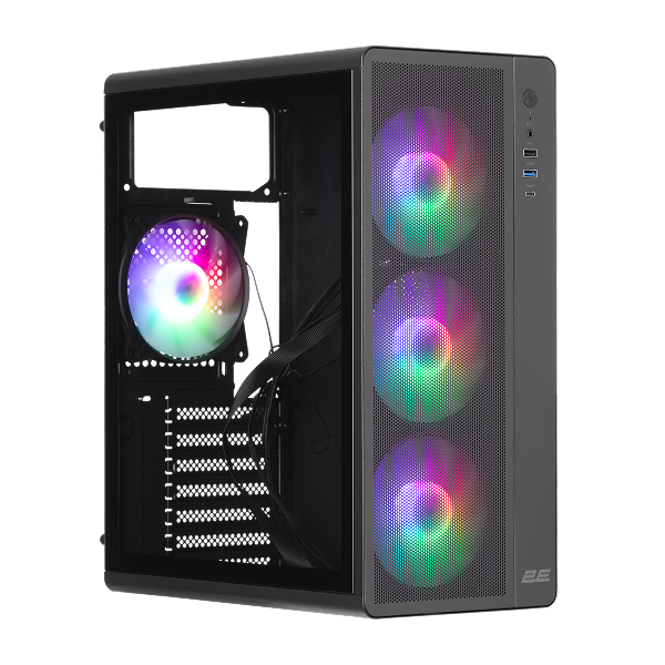 Корпус для компьютера 2E GAMING Credo Plus V510B Mid Tower mini-ITX/micro-ATX no PSU Черный (2E-V510B) Корпус для компьютера 2E GAMING Credo Plus V510B Mid Tower mini-ITX/micro-ATX no PSU Черный (2E-V510B)