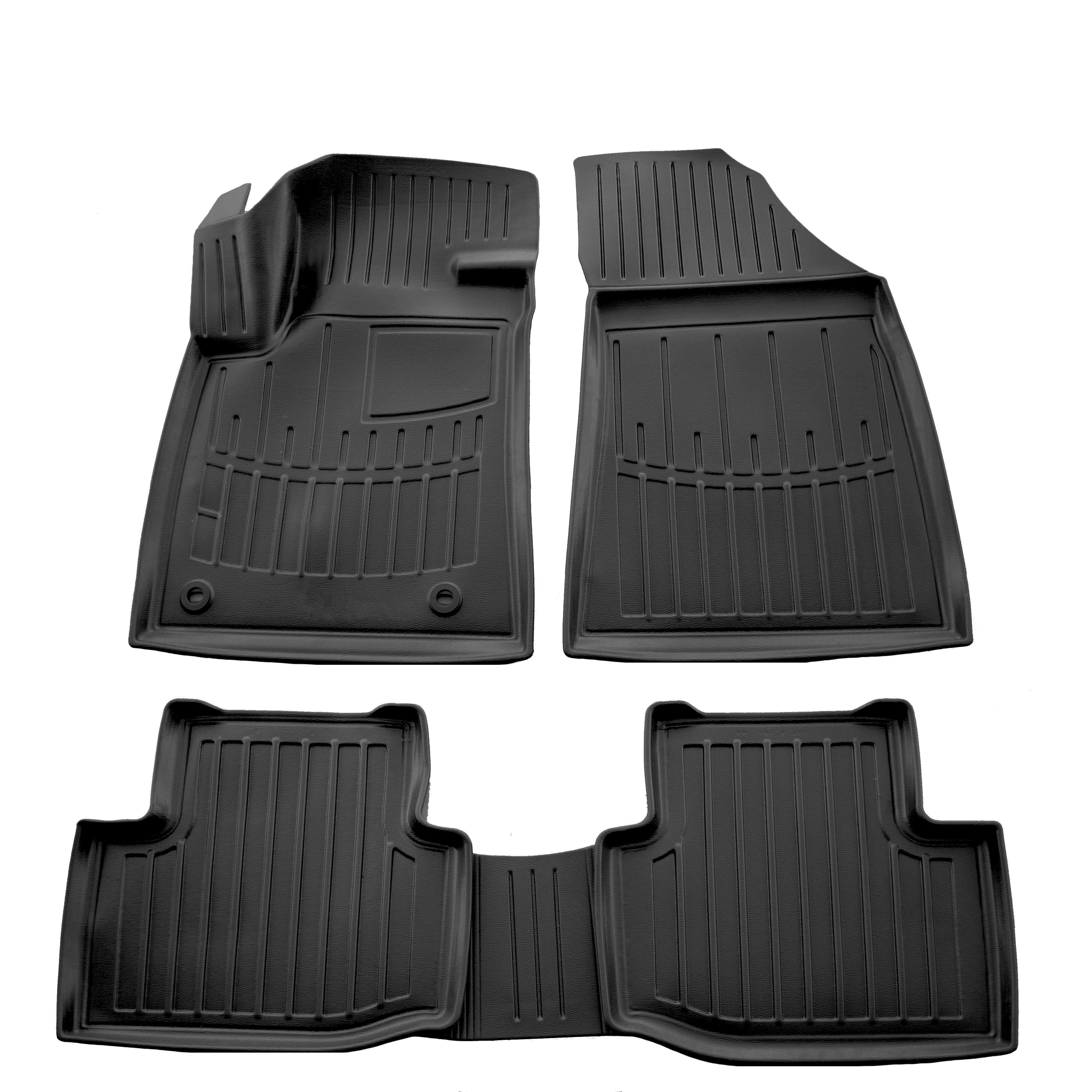 Коврики Stingray 3D для MG 5 II 2020- рр. полиуретан 5 шт. Черный (158321)