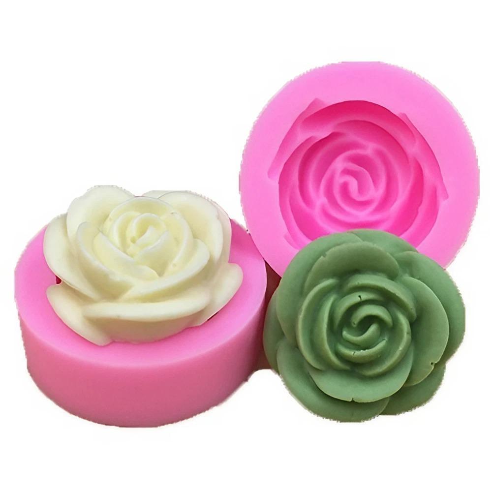 Форма силиконовая Stenson Роза d 7x2,5 см (MH-3046)