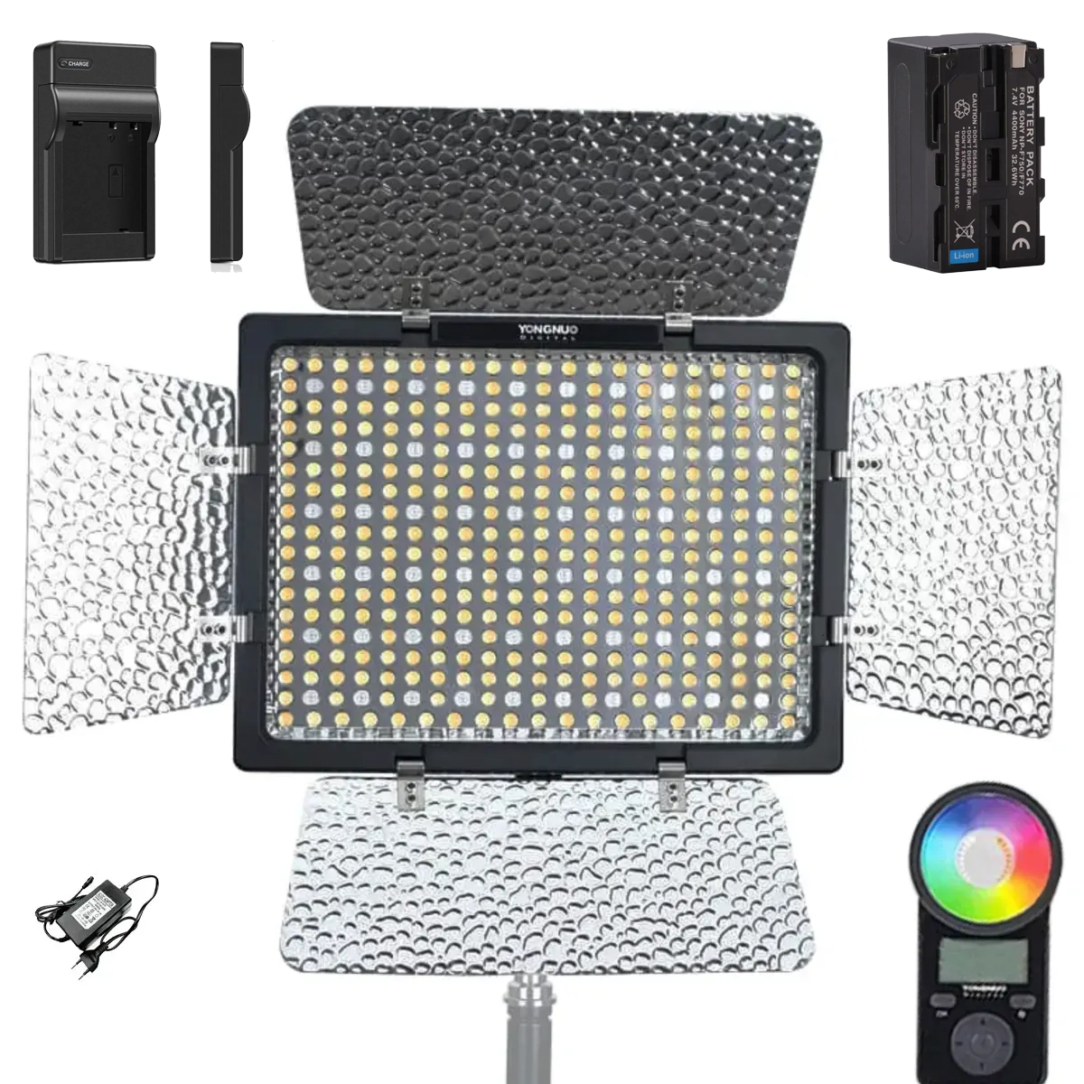 Комплект накамерного света Yongnuo YN300 IV RGB (34629991)