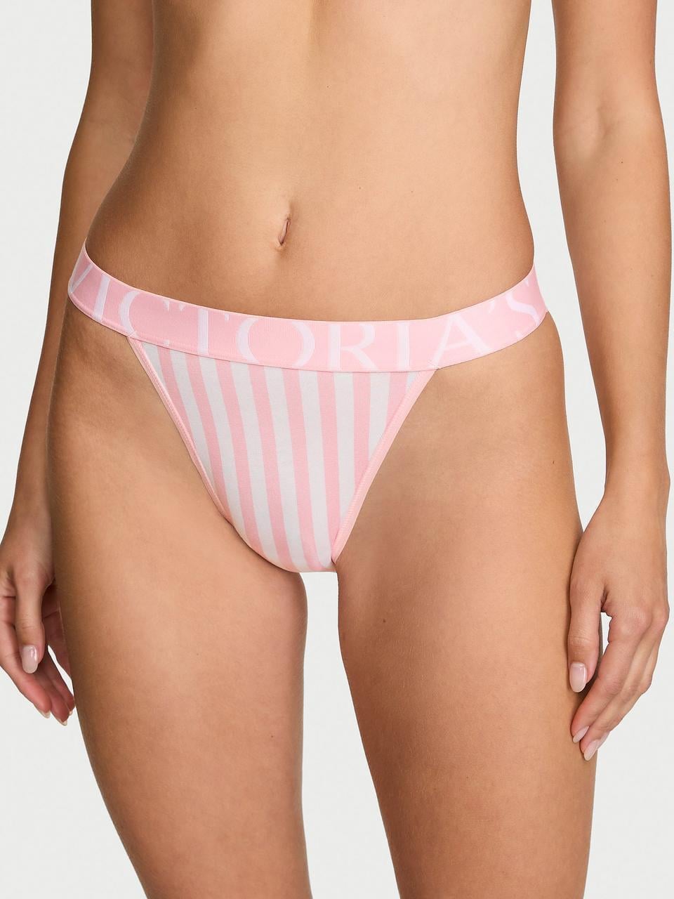 Трусики женские Victoria's Secret Exploded Logo Cotton 90s Brief XS Розовый (3050800496)