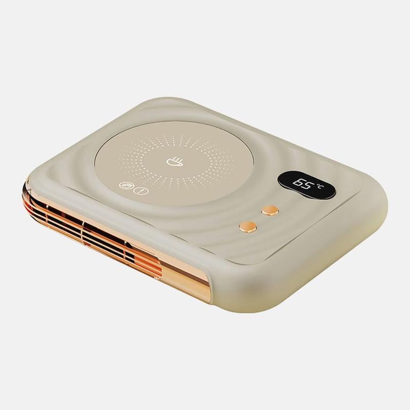 Подогреватель чашки с обогревателем-дуйкой цифровым дисплеем и авто-выключением