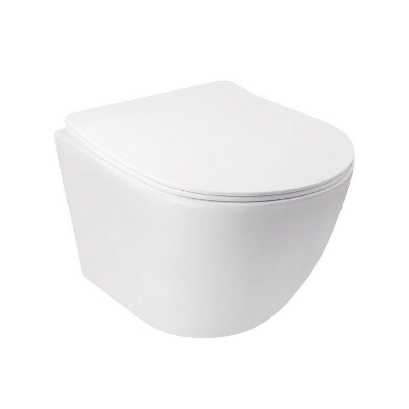 Унитаз подвесной Q-tap Robin QT1333046ENR
W безободковый с сиденьем с микролифтом (73382)