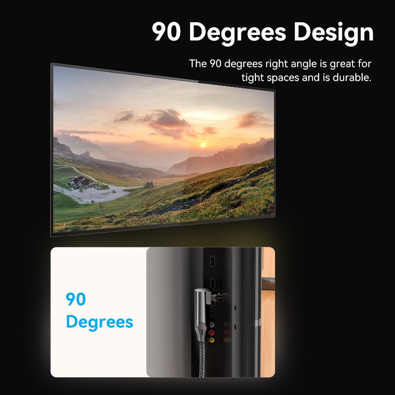 Кабель оптичний Vention Toslink з поворотом на 360° SPDIF Dolby Digital Аудіо Hi-Fi нейлонове обплетення 0,5 м Чорний (BKDBD) - фото 4 Кабель оптичний Vention Toslink з поворотом на 360° SPDIF Dolby Digital Аудіо Hi-Fi нейлонове обплетення 0,5 м Чорний (BKDBD) - фото 4