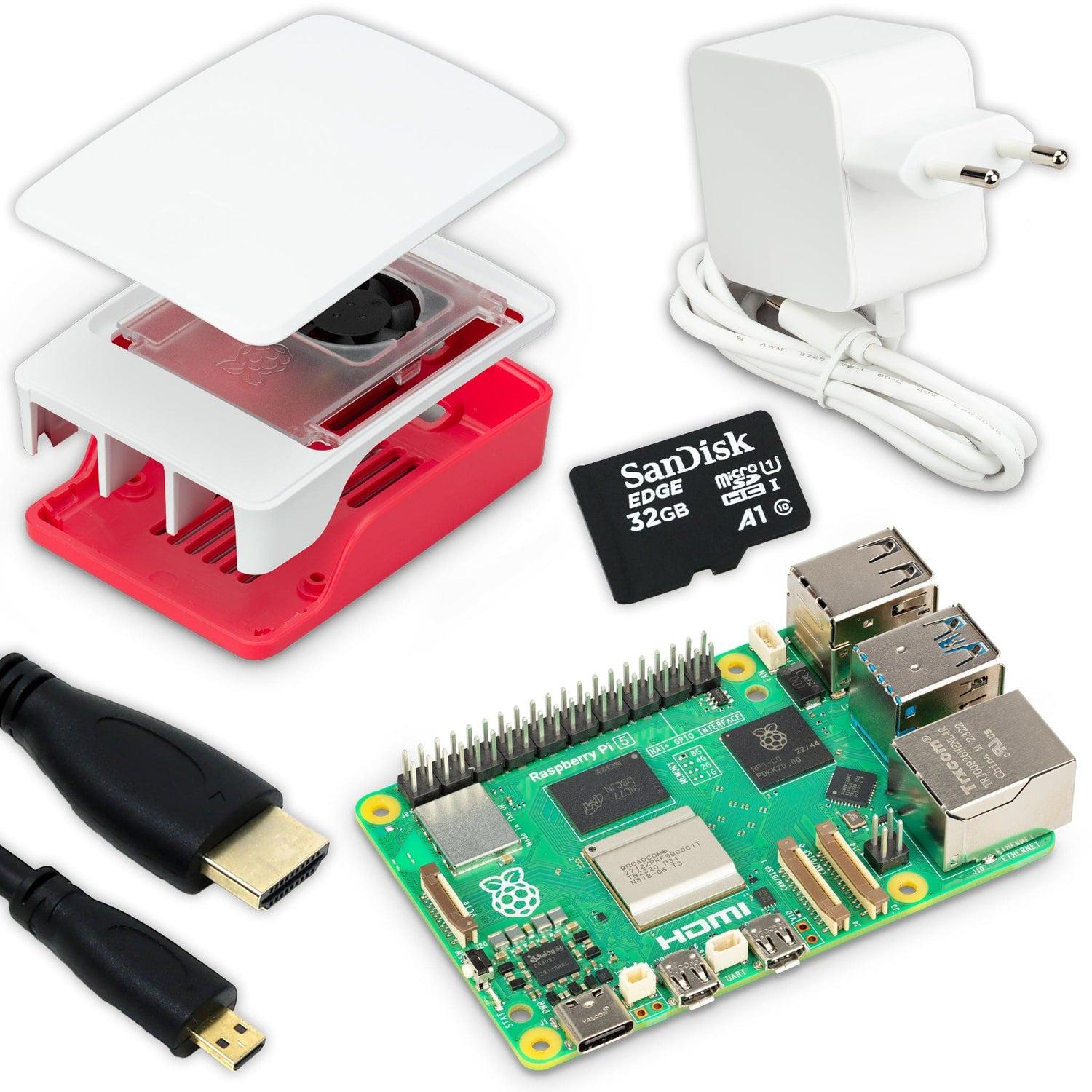 Микрокомпьютер Raspberry Pi 5 Starter Kit 4GB