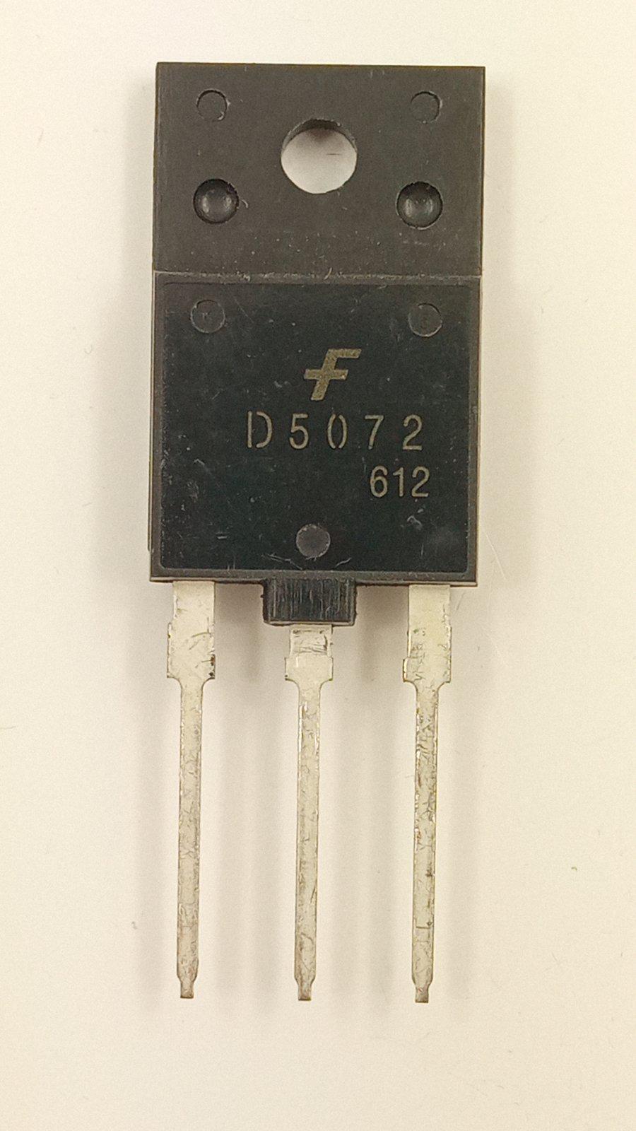 Транзистор 2SD5072 npn TO-3P 1500V 5A 60W (05942)
