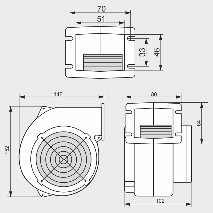 Вентилятор для котла нагнітальний MplusM WPA 097/21W (28414484) - фото 3 Вентилятор для котла нагнітальний MplusM WPA 097/21W (28414484) - фото 3