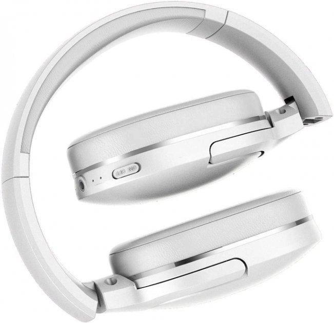 Навушники TWS Baseus Encok Wireless headphone D02 Pro White (NGTD010302) - фото 4