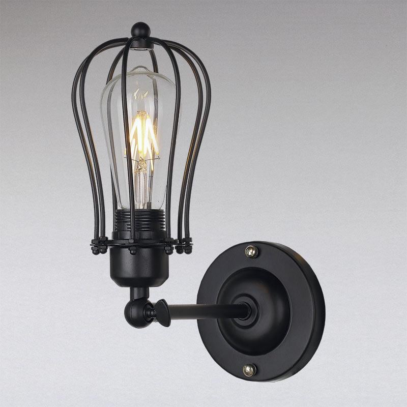 Бра настенное Light House LS-11093-1W BK на одну лампу Черный