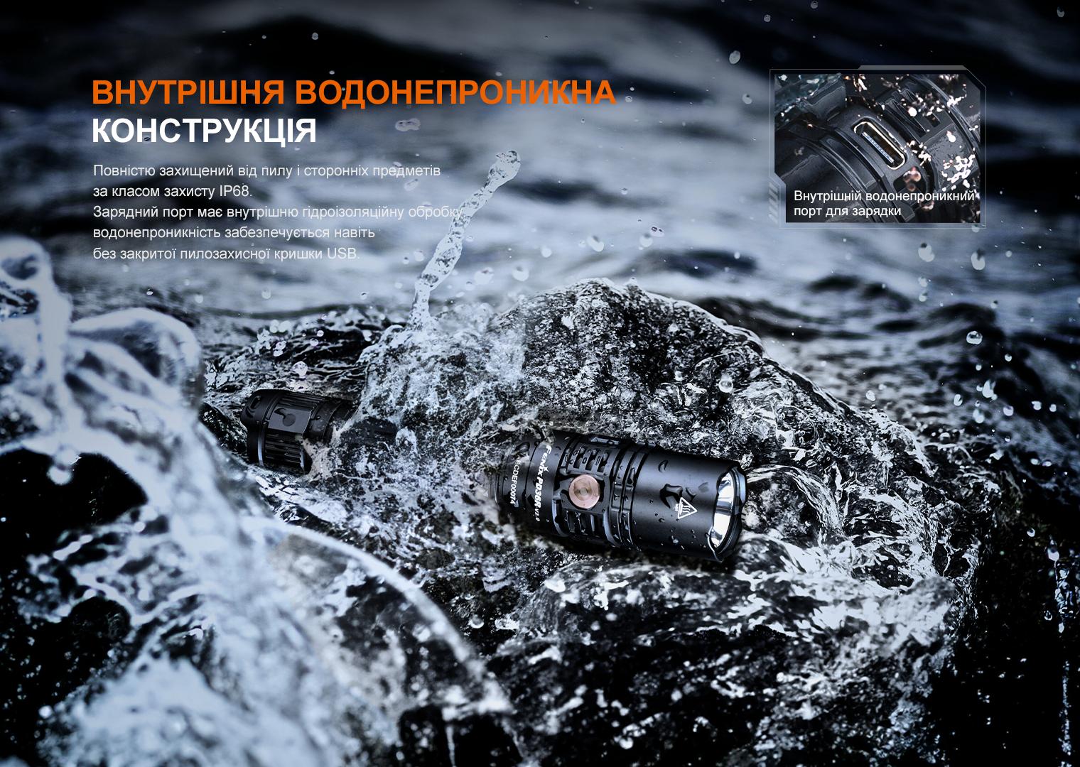 Фонарик ручной Fenix PD36R V2.0 1700 лм 396 м Type-C Черный - фото 11 Фонарик ручной Fenix PD36R V2.0 1700 лм 396 м Type-C Черный - фото 11