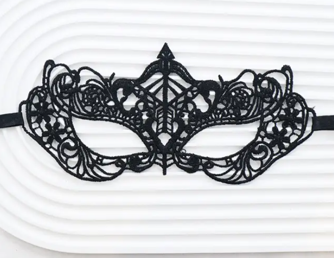 Маска для лица карнавальная унисекс One size Черный (908304)