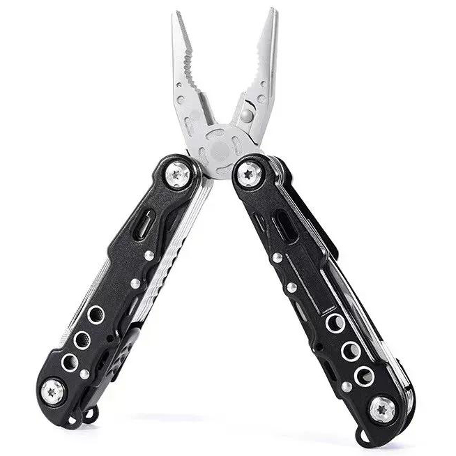 Мультитул Traveler MQ-007D-8G 15в1 Черно-серебряный