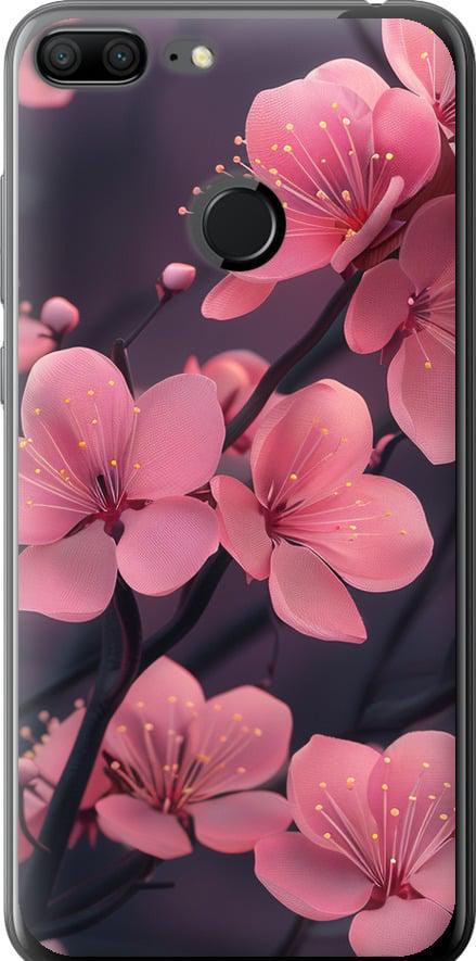 Чехол на Huawei Honor 9 Lite Пурпурная сакура (6075t-1359-42517)
