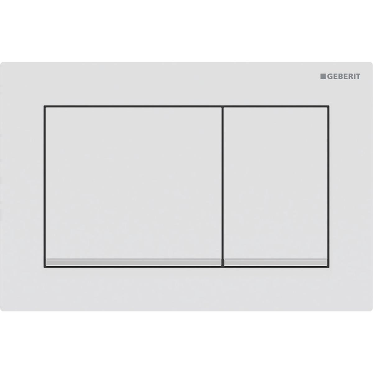 Кнопка слива для установки Geberit Omega30 115.080.JT.1 матированная Белый (233917)