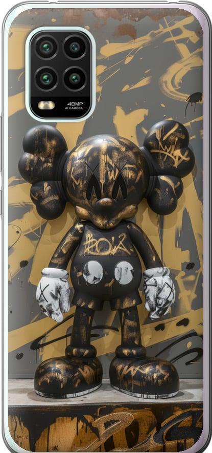Чехол на Xiaomi Mi 10 Lite Bronze kaws (6097u-1924-42517)