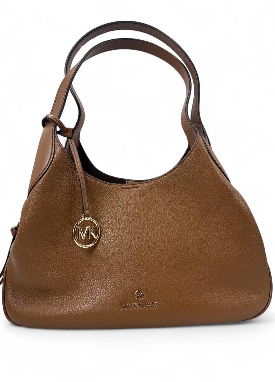 Сумка женская Michael Kors Kelsey 30F2G3KE Luggage LG Shldr Tote Leather Коричневый (2743539845)