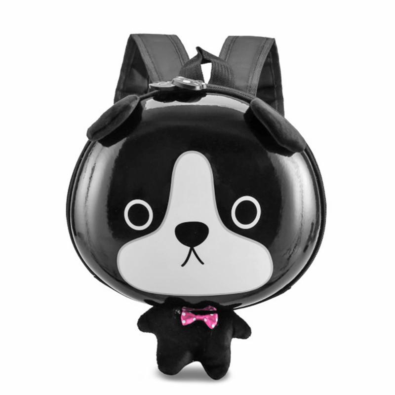 Дитячий рюкзак з твердим корпусом Lesko 2020 Цуценя з ремінцем анти-потеряшкой