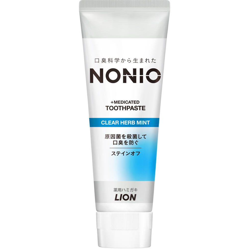 Зубная паста комплексного действия Lion Nonio + Medicated Toothpaste травяная мята 130 г (259299)
