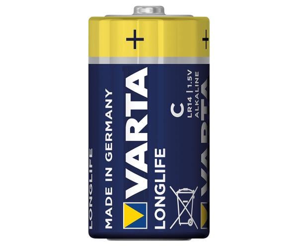 Батарейка Varta Longlife C LR14 1,5V Alkaline Blue/Yellow
