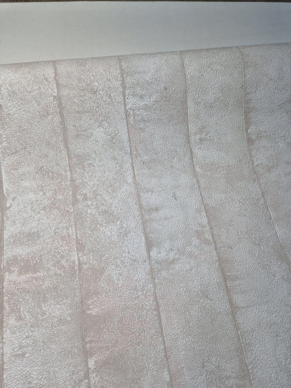 Обои виниловые на флизелиновой основе Marburg с объемными полосами 10,05x1,06 Бежевый (31404) - фото 2