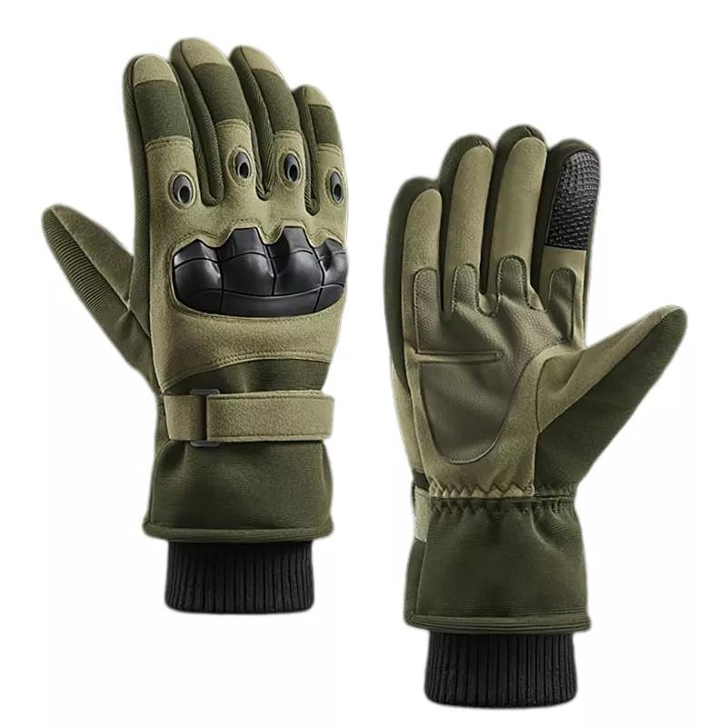 Рукавички повнопалі Eagle Tactical ET-03 з флісом XL Olive/Green (3_04369)