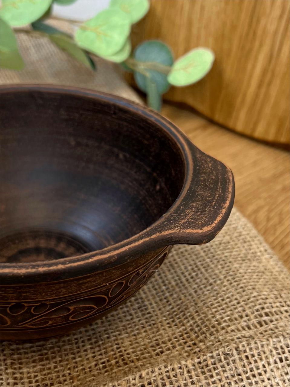 Бульйонниця керамічна керамічна різьблена декор 0,6 л (3000-17) - фото 5