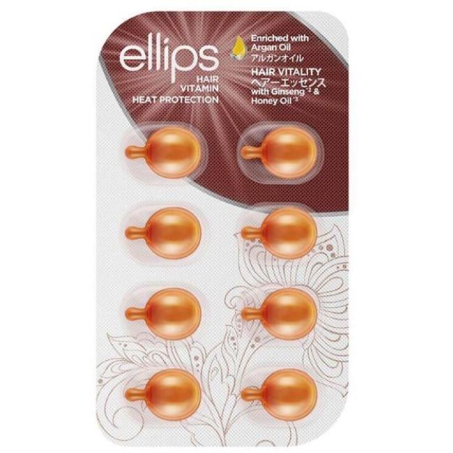 Ампулы для волос Ellips Hair Vitamin здоровье волос с женьшенем и медом 8 шт. (ELL0001-8)