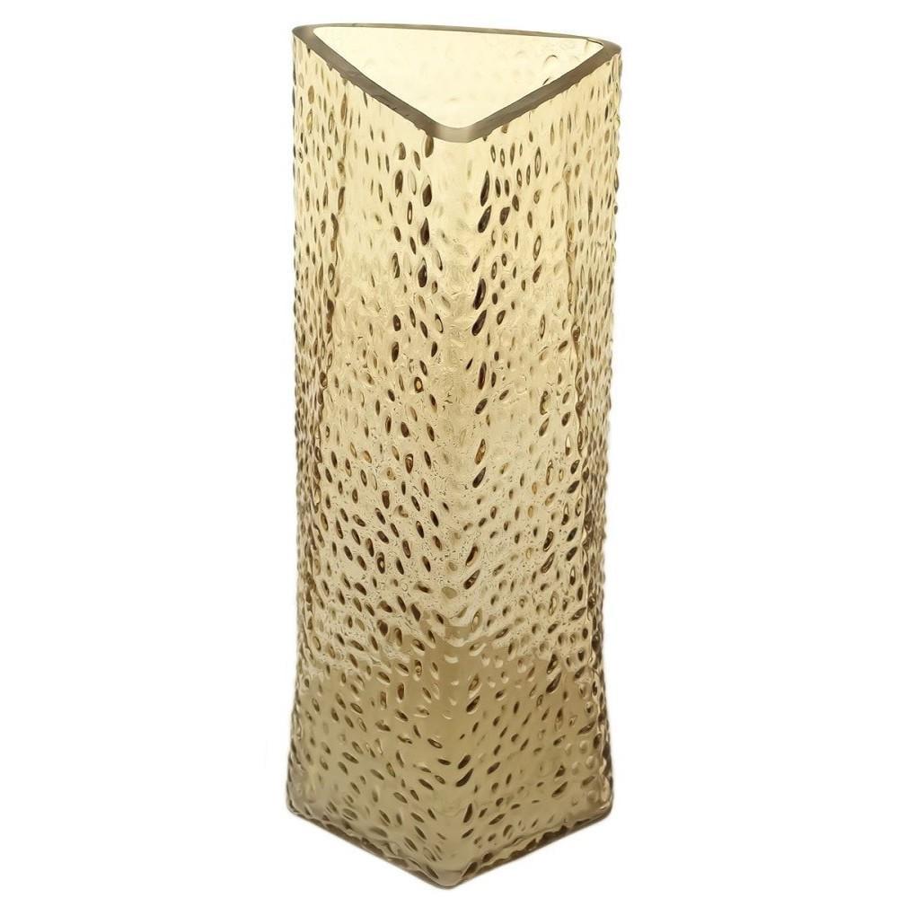 Ваза для цветов Stenson R93893 New York желтая 23х7 см (625865)