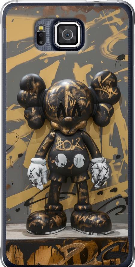 Чехол на Samsung Galaxy Alpha G850F Bronze kaws (6097u-65-42517)