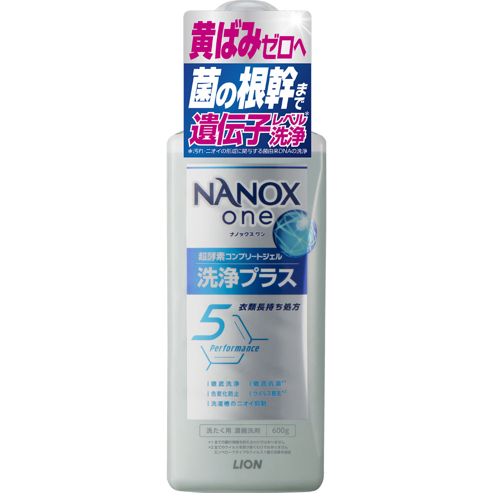 Засіб рідкий для прання NANOX ONE Cleaning Plus Lion 600 г (33533049)