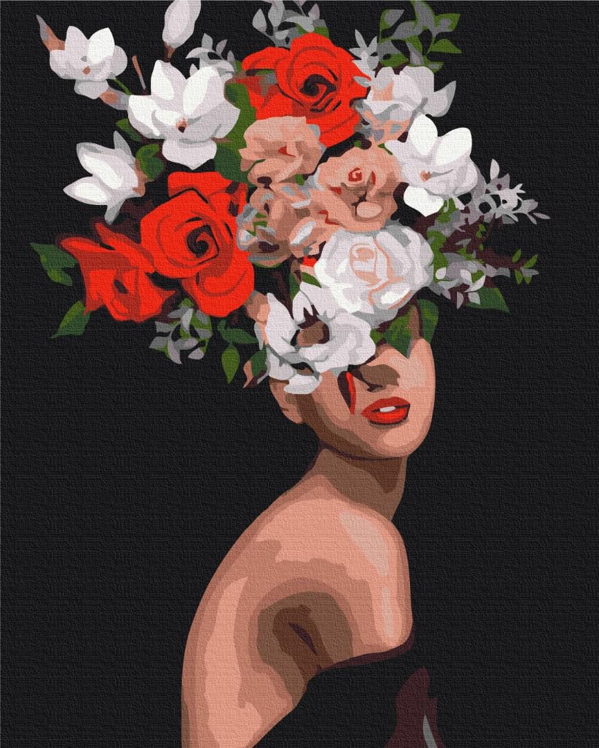 Картина по номерам Brushme Мысли в цветах 48x60 см (BS36693L)