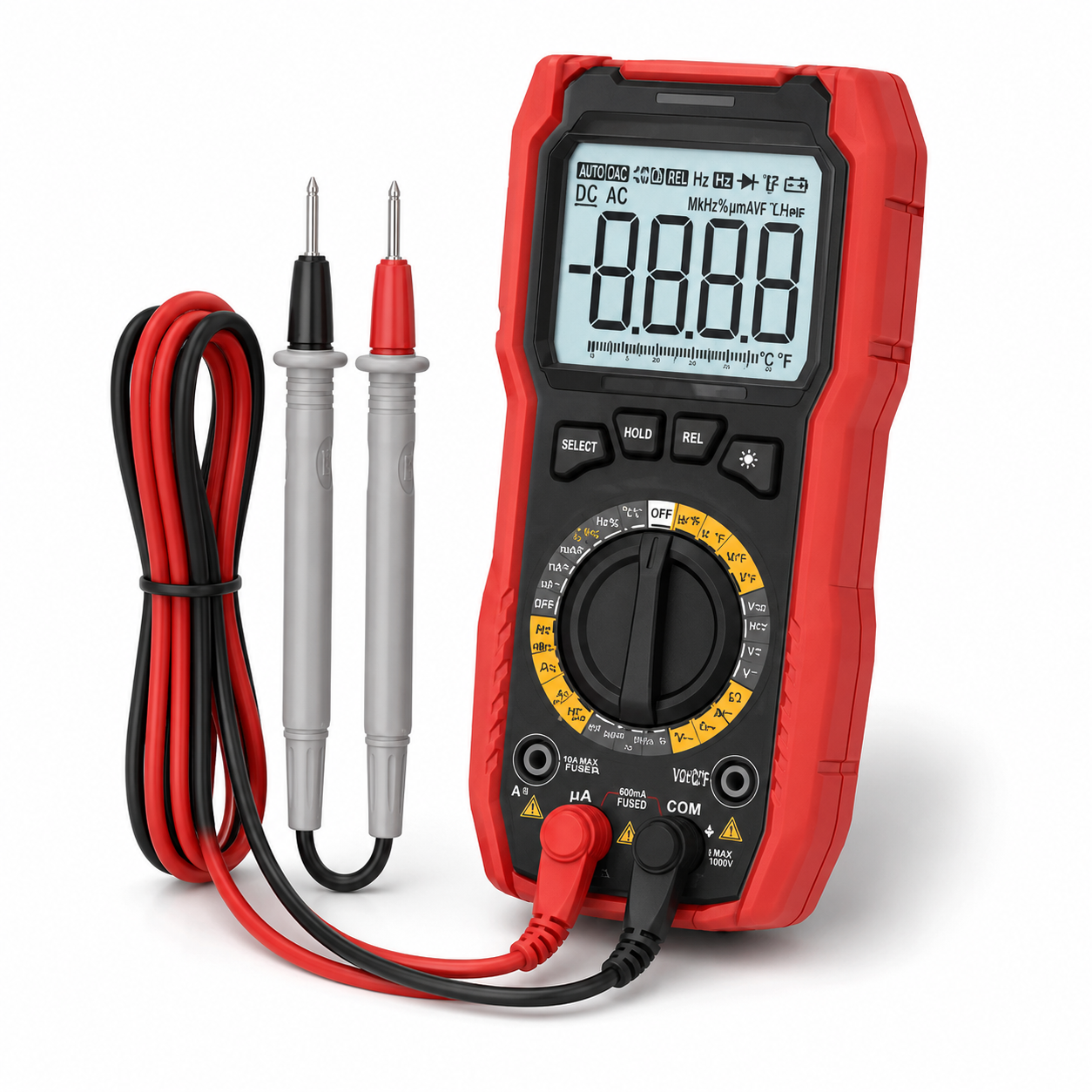Мультиметр Noyafa NF-628 измеряет напряжение до 1000V ток до 10A (36522399)