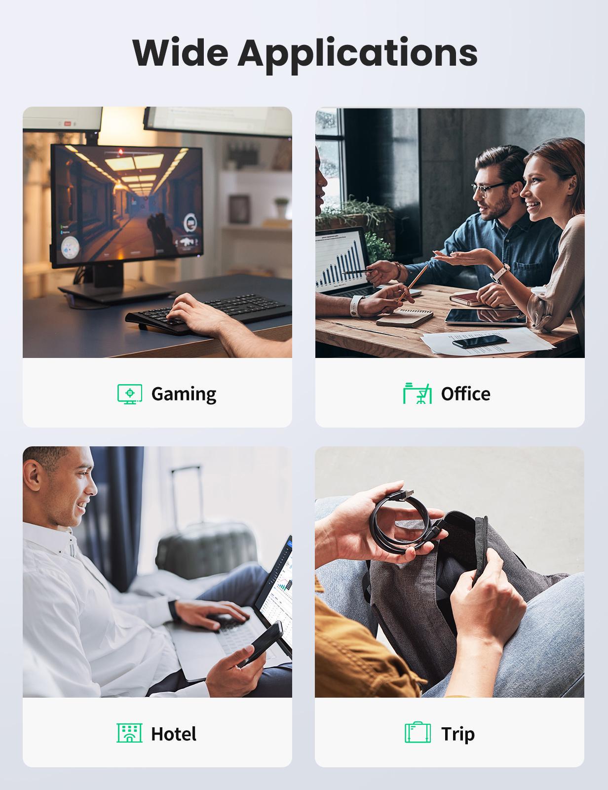 Интернет-кабель UGREEN Cat.8 U/FTP 40 Гбит/с 2000 МГц Lan RJ45 RJ 45 0,5 м Черный (10979) - фото 17 Интернет-кабель UGREEN Cat.8 U/FTP 40 Гбит/с 2000 МГц Lan RJ45 RJ 45 0,5 м Черный (10979) - фото 17