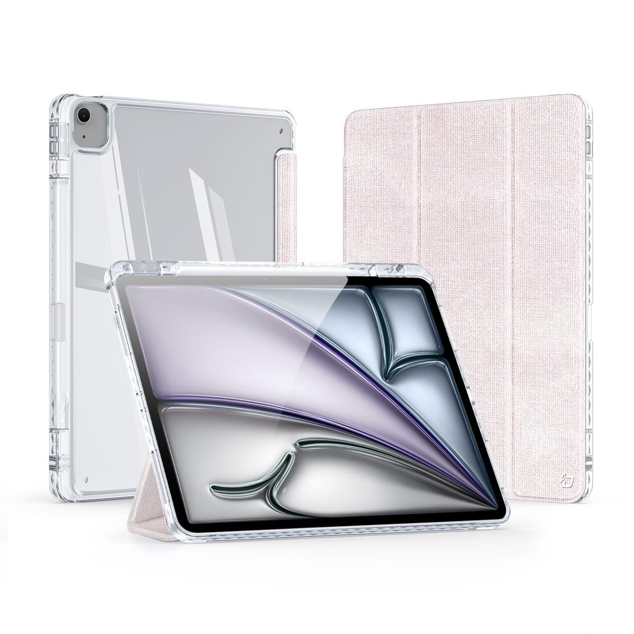 Чохол-книга Dux Ducis Unid Series для iPad Air 13" 2024 iPad Pro 12,9" 2018/2020/2021/2022 Pink (6934913006351) - фото 1