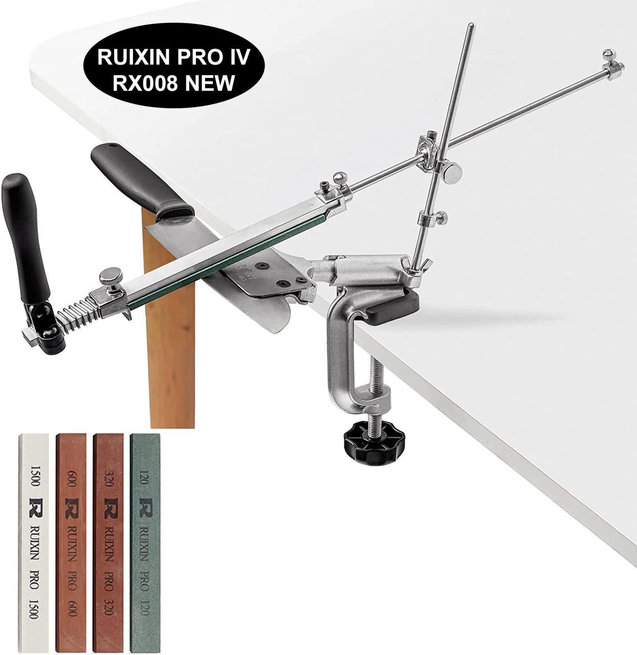 Станок для заточки ножей Ruixin PRO-IV RX-008 на струбцине 360° поворотный механизм 4 камня - фото 7 Станок для заточки ножей Ruixin PRO-IV RX-008 на струбцине 360° поворотный механизм 4 камня - фото 7