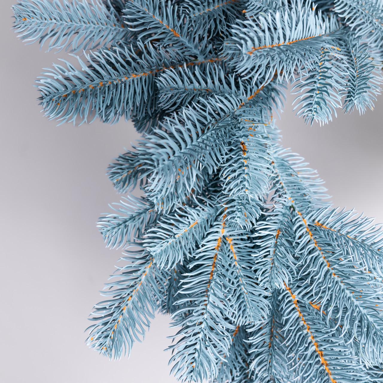 Вінок різдвяний 60 см Блакитний (TD-VINBL) - фото 3