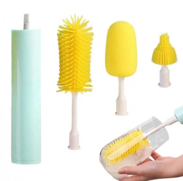 Электрическая щетка для мытья посуды с 3 насадками (AND412) - фото 2 Электрическая щетка для мытья посуды с 3 насадками (AND412) - фото 2