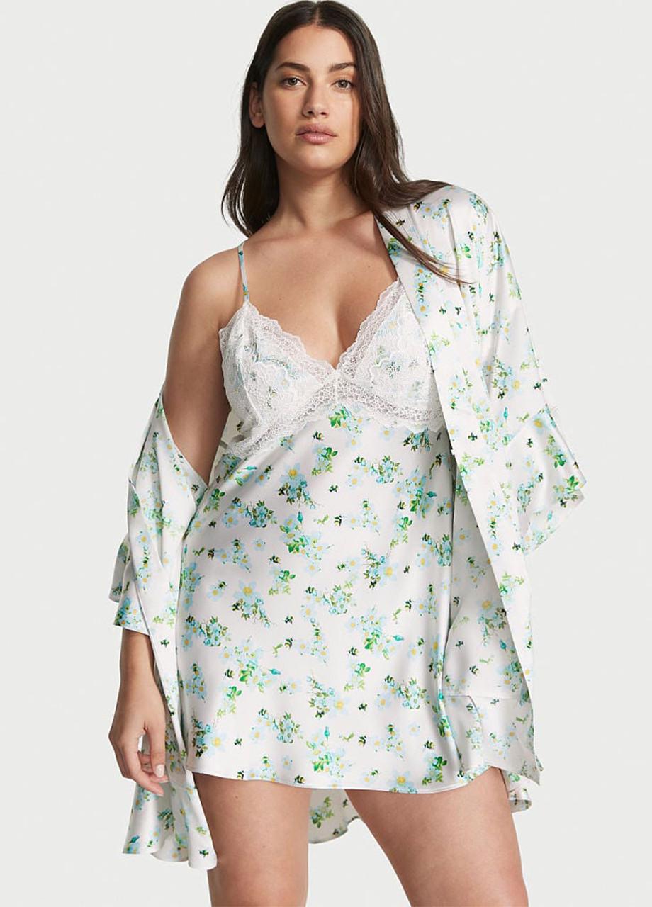 Халат женский Victoria's Secret Satin Flounce Robe XS/S (2094883002) - фото 4