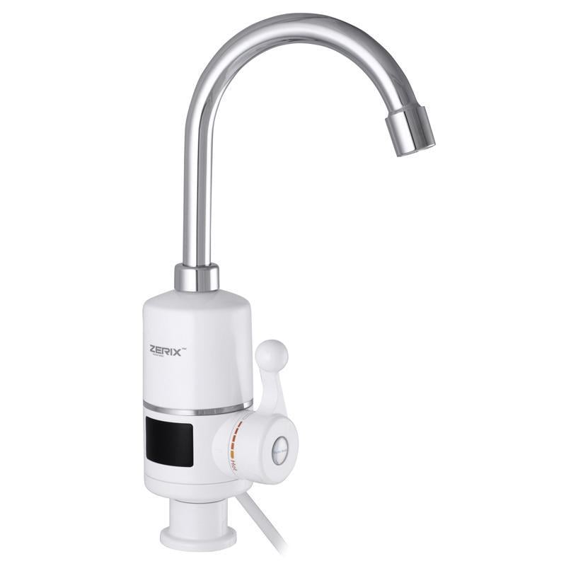 Проточный водонагреватель настенный Zerix ELW06-E с индикатором температуры 3,6 кВт Белый (ZX3074) - фото 4 Проточный водонагреватель настенный Zerix ELW06-E с индикатором температуры 3,6 кВт Белый (ZX3074) - фото 4