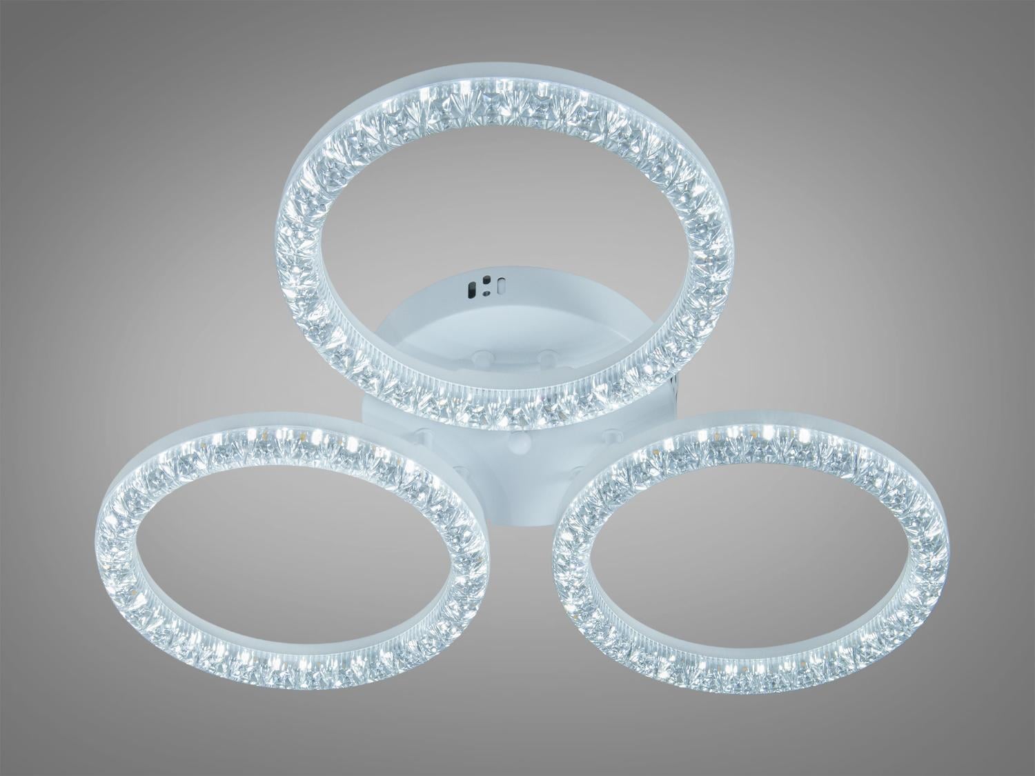 Люстра LED потолочные кольца Diasha MX4770/3WH 65W Белый