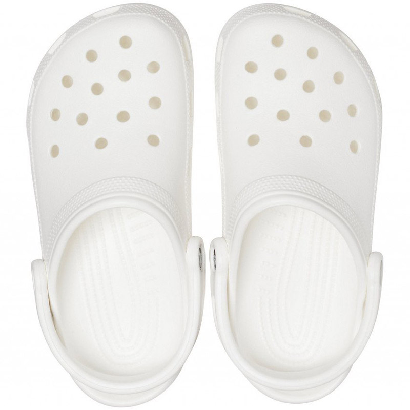 Кроксы Crocs Classic White M9-W11 р. 41-42 26,3 см Белый - фото 5