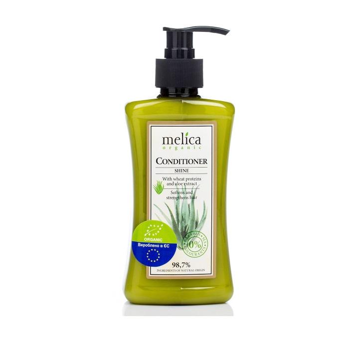 Кондиционер Melica Organic Здоровый блеск с протеинами пшеницы и экстрактом алоэ 300 мл (4770416340651)