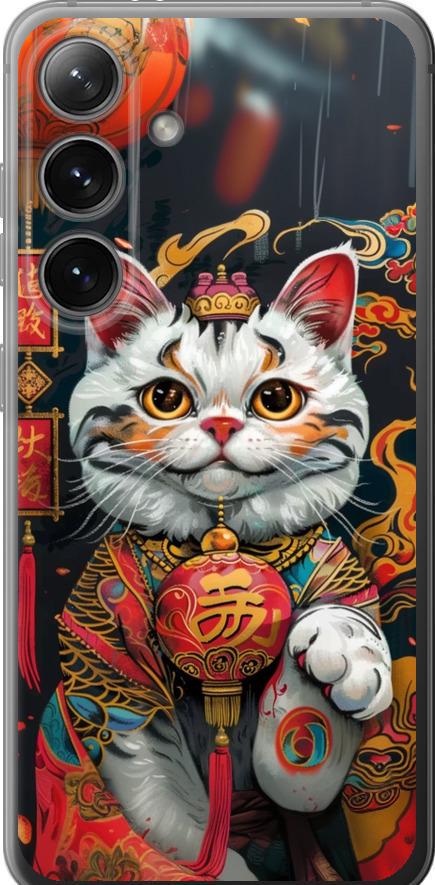 Чехол на Samsung Galaxy S24 China Cat v2 (6135u-3390-42517) Чехол на Samsung Galaxy S24 China Cat v2 (6135u-3390-42517)