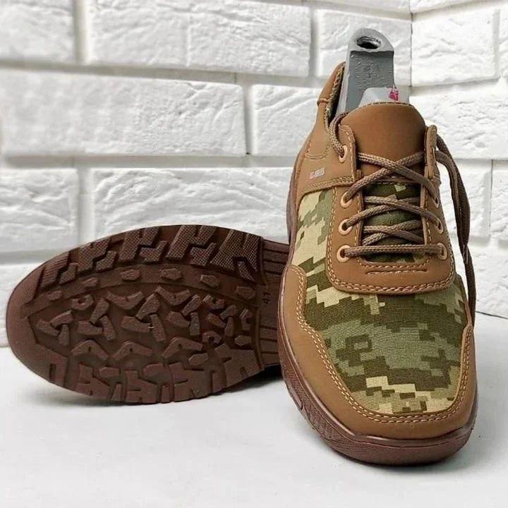 Кросівки чоловічі вологостійкі Kindzer UA-93 р. 41 Піксель/Бежевий - фото 4 Кросівки чоловічі вологостійкі Kindzer UA-93 р. 41 Піксель/Бежевий - фото 4