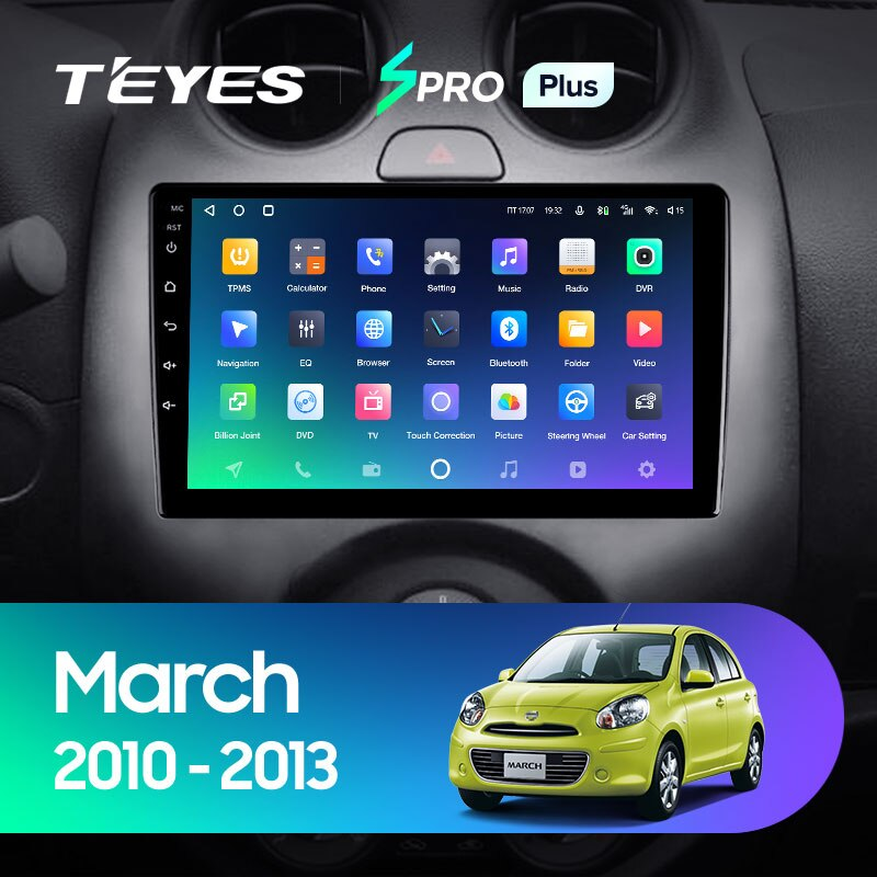 Автомагнітола штатна Teyes SPRO Plus для Nissan March K13 2010-2013 Android SPRO PLUS 6+128G Wi-Fi/4G (1717687223) - фото 3