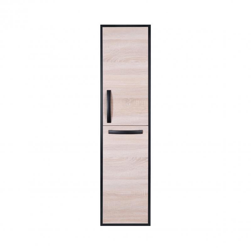 Пенал підвісний Q-tap Taurus 350х1450х300 з кошиком для білизни Whitish oak (QT2476PP1451KRWO)