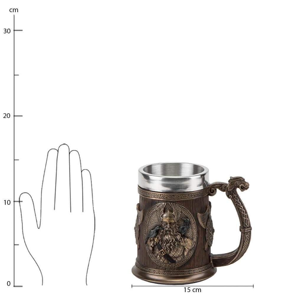 Бокал пивной VERONESE Викинг 600 мл 14,5 см - фото 8